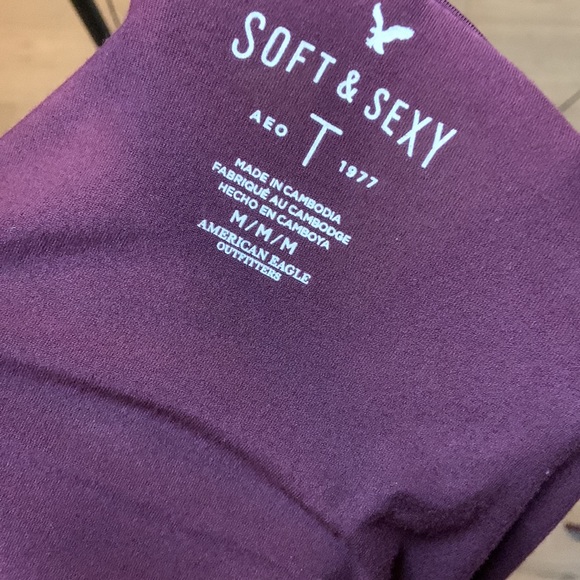 Purple American eagle t-shirt - Picture 3 of 3